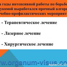 Акулов С.Н. Обзор состояния офтальмологической службы в Ростовской области за 2014 год. Достижения в ведении больных глаукомой. Доклад на научно-практической конференции, посвященной Всемирной Неделе Борьбы с Глаукомой: «Актуальные вопросы глаукомы» (World Glaucoma Week, WGW-2015, 12 марта 2015г.). При поддержке компании Пфайзер. Информационный партнер www.organum-visus.com