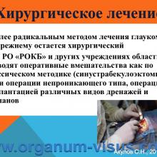 Акулов С.Н. Обзор состояния офтальмологической службы в Ростовской области за 2014 год. Достижения в ведении больных глаукомой. Доклад на научно-практической конференции, посвященной Всемирной Неделе Борьбы с Глаукомой: «Актуальные вопросы глаукомы» (World Glaucoma Week, WGW-2015, 12 марта 2015г.). При поддержке компании Пфайзер. Информационный партнер www.organum-visus.com