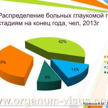 Куракина В.М. (г. Нижний Новгород, Россия) Состояние офтальмологической службы Министерства Здравоохранения Нижегородской области за 2013 год. Информационный партнер www.organum-visus.com