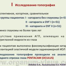 Лебедев О.И., Калижникова Е.А. Роль увеосклерального оттока в патогенезе гипотензивного эффекта факоэмульсификации катаракты. Доклад на VIII Российском общенациональном офтальмологическом форуме»</a> (РООФ-2015, All-Russia Ophthalmological Forum, AROF2015). Информационный партнер www.organum-visus.com