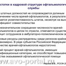 Нероев В.В. Анализ современного состояния офтальмологической службы Российской Федерации. Доклад на VI Российском общенациональном офтальмологическом форуме (РООФ-2013, AROF-2013). Под эгидой Межрегиональной общественной организации «Ассоциация врачей – офтальмологов». Media Partner www.organum-visus.com