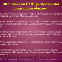 Нероев В.В., Харлампиди М.П., Михайлова Л.А. Оказание специализированной, в том числе высокотехнологичной, медицинской помощи при заболеваниях глаза, его придаточного аппарата и орбиты в соответствии со стандартами медицинской помощи. Доклад на заседании профильной комиссии по офтальмологии и детской офтальмологии при Экспертном совете Министерства здравоохранения Российской Федерации. В рамках VI Российского общенационального офтальмологического форума (РООФ-2013). Media Partner www.organum-visus.com