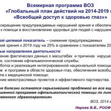 Нероев В.В. Актуальные вопросы организации здравоохранения и офтальмологической службы. Доклад на VIII Российском общенациональном офтальмологическом форуме (РООФ-2015, AROF-2015). Информационный партнер портал Орган зрения www.organum-visus.com