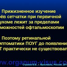 Страхов В.В. Главные патогенетические «противоречия» первичной глаукомы (г. Ярославль, Россия, 2014г.) Glaucoma pathogenesis. Информационный партнер www.organum-visus.com 