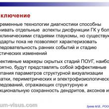 Зуева М.В. Доклинические тесты диагностики глаукомы и их роль в практическом здравоохранении. Доклад на первом Научно-практическом заседании Экспертного Совета по глаукоме. Тематика: Современные подходы к диагностике и терапии глаукомы, 14 октября 2016 (Москва), под эгидой Общероссийской общественной организации "Ассоциация врачей-офтальмологов". Информационный партнер organum-visus.ru