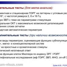 Зуева М.В. Доклинические тесты диагностики глаукомы и их роль в практическом здравоохранении. Доклад на первом Научно-практическом заседании Экспертного Совета по глаукоме. Тематика: Современные подходы к диагностике и терапии глаукомы, 14 октября 2016 (Москва), под эгидой Общероссийской общественной организации "Ассоциация врачей-офтальмологов". Информационный партнер organum-visus.ru